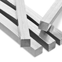 18ct White Gold Square Pin Wire    3.00mm Fully Hard, Straight        Lengths, 100% Recycled Gold
