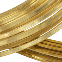 22ct Yellow Gold Square Wire 6.00mm Fully Annealed, 100% Recycled Gold