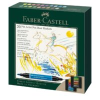 Faber-Castell Pitt Artist Pen Dual Marker wallet of 20