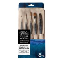 Winsor & Newton Professional Watercolour Synthetic Brush Set of 8