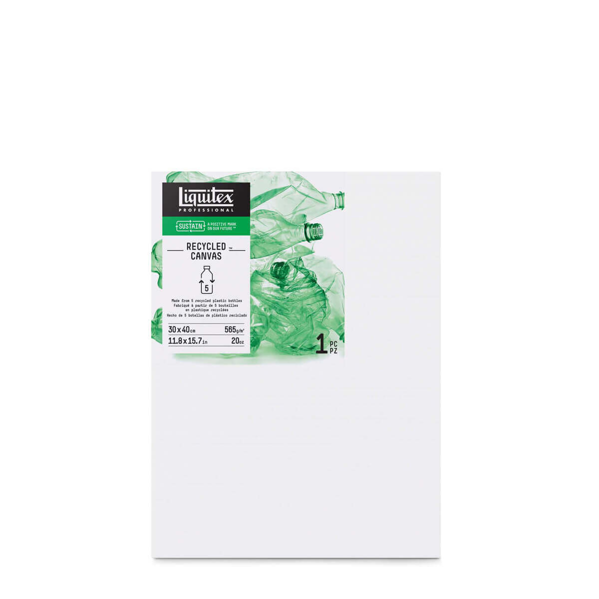 Liquitex Recycled Canvas Traditional 30 x 40 cm Box of 5