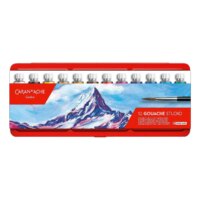 Caran D'Ache Gouache Metal Box With X12 10Ml Tubes