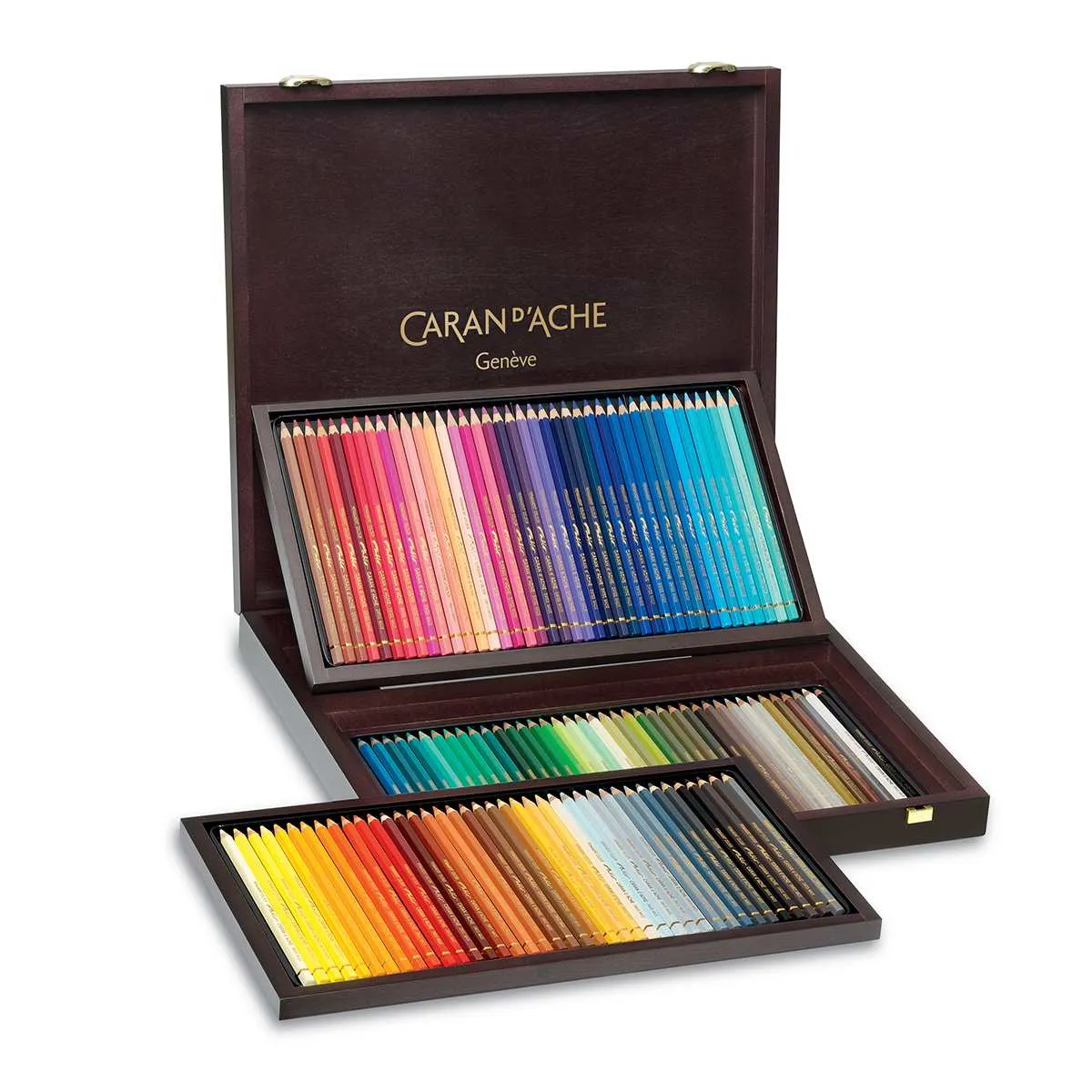 Caran d'Ache Pablo Wooden Box of 120