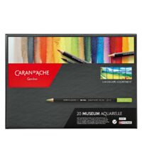 Caran D'Ache Museum Aquarelle - Landscape Pencils - Assorted Colours - Box of 20