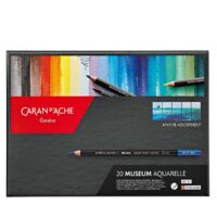 Caran d'Ache Museum Aquarelle - Marine Pencils - Assorted Colours - Box of 20