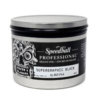 Speedball Professional Relief Ink Supergraphic Black 16oz
