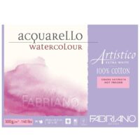 Fabriano Artistico Extra White Watercolour Block - 12 x 18 Hot Pressed