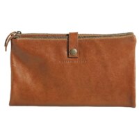 Clairefontaine Flying Spirit Leather Pencil Case Flat - Brown