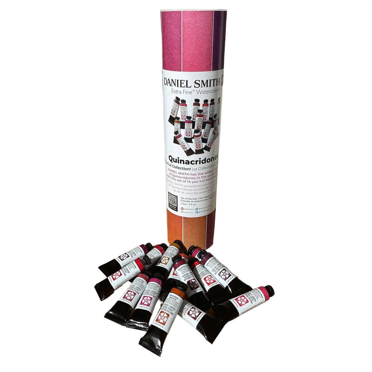 Daniel Smith Watercolour Tube 15ml Quinacridone Collection Set of 14