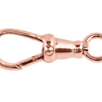 9ct Red Gold Swivel Open Ring, 19mm