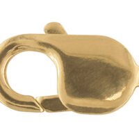 18ct Yellow Gold Lobster Trigger   Oval 11mm