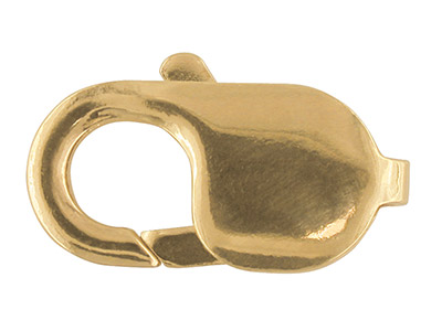 18ct Yellow Gold Lobster Trigger Oval 11mm