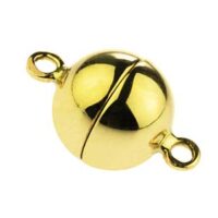 18ct Yellow Gold Magnetic Ball     Clasp 10mm
