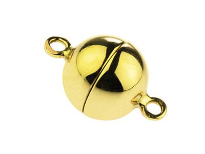 18ct Yellow Gold Magnetic Ball Clasp 10mm