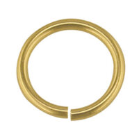 18ct Yellow Gold Open Jump Ring    Heavy 4mm