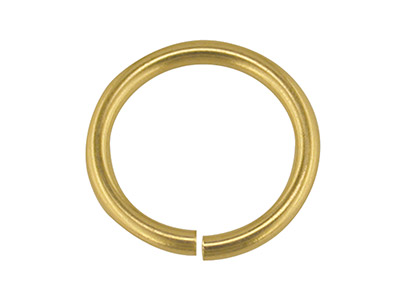 18ct Yellow Gold Open Jump Ring Heavy 6mm
