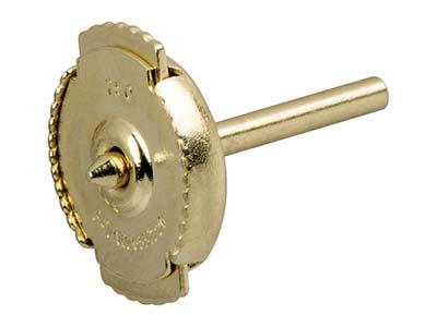 18ct Yellow Gold Guardian Ear Fitting Medium