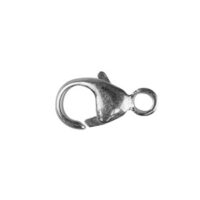 18ct White Gold Oval Trigger Clasp 11mm