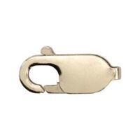 18ct White Gold Lobster Trigger    Clasp Oval , 13.6mm, Not Rhodium   Plated