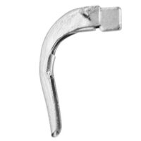 18ct White Gold Ear Wire Arm, Back Clip Only, 100% Recycled Gold