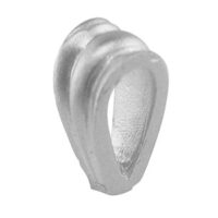 18ct White Gold Bail Grooved Heavy Medium Semi Finished
