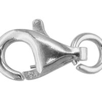 18ct White Gold 11mm Baroque And   Jump Ring Trigger A17028, 100%     Recycled Gold