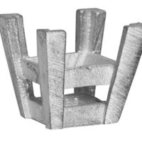 Platinum Square 4 Claw 4.5mm       Setting
