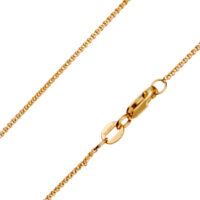 9ct Yellow Gold 1.0mm Spiga Chain  18"/45cm Hallmarked