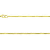 9ct Yellow Gold 1.4mm Curb Chain   20"/50cm Hallmarked