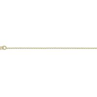 18ct Yellow Gold 0.85mm Diamond Cut Trace Chain 16"/40cm Unhallmarked