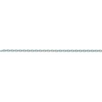 18ct White Gold 1.0mm Diamond Cut  Filed Trace Chain 18"/45cm         Hallmarked