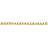 9ct Yellow Gold 1.2mm Loose Belcher Chain
