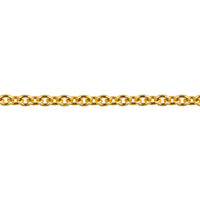 18ct Yellow Gold 1.5mm Round Loose Trace Chain
