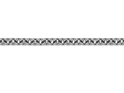 Platinum 1.1mm Round Loose Trace Chain