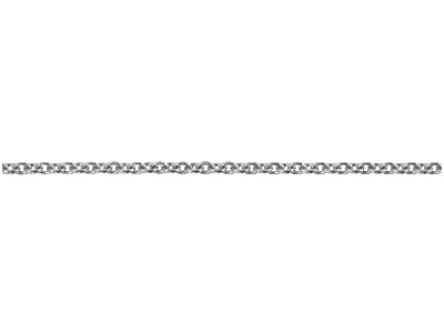 Platinum 1.5mm Round Loose Trace Chain