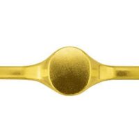 18ct Yellow Gold Gents Ring Kt3030 3.40mm Hallmarked Fully Annealed   Oval Signet 20mm X 16mm, 100%      Recycled Gold