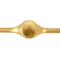 18ct Yellow Gold Gents Ring Kt3031 3.00mm Hallmarked Fully Annealed   Oval Signet 16mm X 13mm, 100%      Recycled Gold