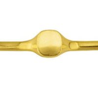 18ct Yellow Gold Gents Ring Kt3034 3.10mm Hallmarked Fully Annealed   Cushion Signet 14mm X 13mm, 100%   Recycled Gold