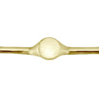 18ct Yellow Gold Gents Ring Kg4822 2.00mm Hallmarked Fully Annealed   Round Signet 11mm, 100% Recycled   Gold