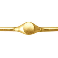 18ct Yellow Gold Ladies Ring Kl6005 2.00mm Hallmarked Fully Annealed    Oval Signet 11mm X 9mm, 100%        Recycled Gold