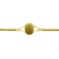 18ct Yellow Gold Ladies Ring L105  1.80mm Hallmarked Fully Annealed   Oval Signet 9.6mm X 7.1mm, 100%    Recycled Gold