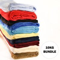 Plain Cuddle Fleece Fabric Bundle Assorted 150cm