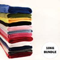 Plain Polar Fleece Fabric Bundle 10kg