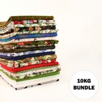 Print Christmas Craft Cotton Fabric Bundle Assorted 112cm
