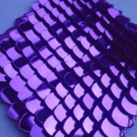 500pcs Medium Mirror Purple Acrylic Plastic Scalemail Scales Bulk Supplier Loos