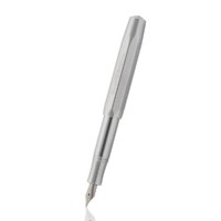 Kaweco AL Sport Aluminium Fountain Pen - Raw - Medium Nib