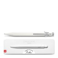 Caran d'Ache 849 Rollerball Pen White with Tin