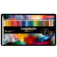 Stabilo Carbothello Metal Box of 36 Assorted Arty