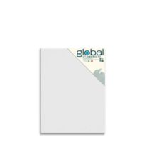 Global Art Supplies Cotton Canvas 18inch x 24inch Box of 4