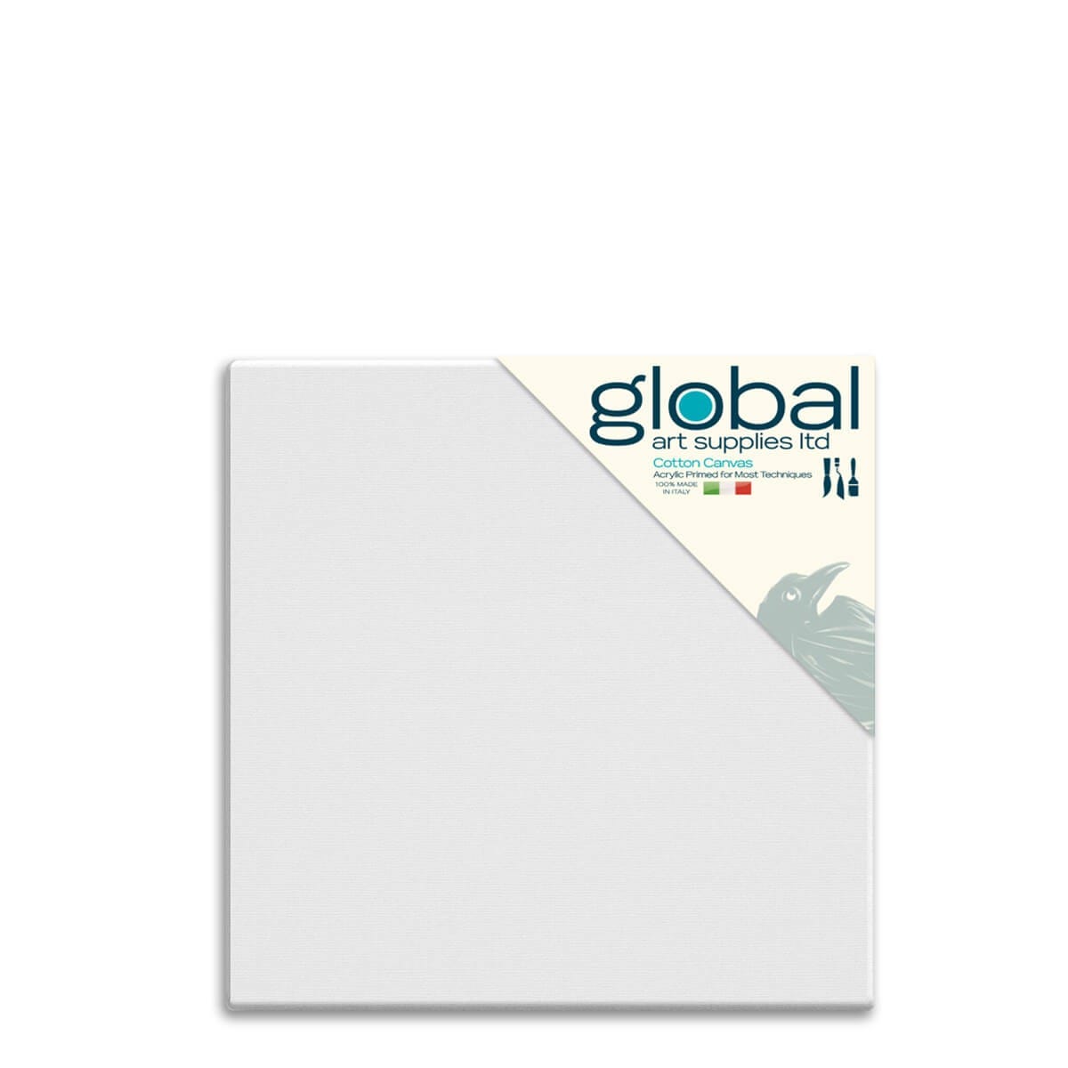 Global Art Supplies Cotton Canvas 24inch x 24inch Box of 4